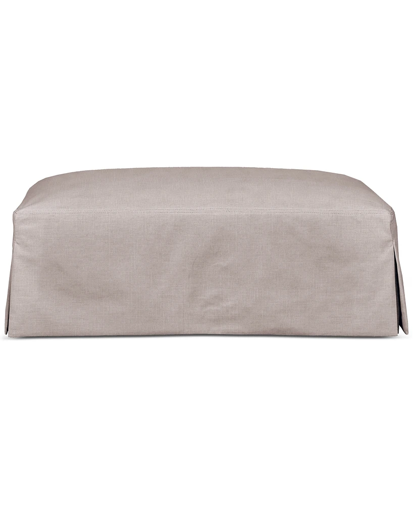 Brenalee 44" Performance Fabric Slipcover Ottoman