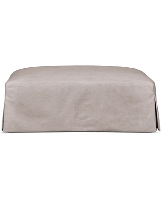 Brenalee 44" Performance Fabric Slipcover Ottoman