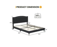 gaomon Upholstered Bed Frame with Height