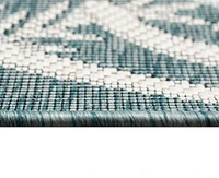 Liora Manne' Carmel Reef Border 1'11"x7'6" Runner Area Rug