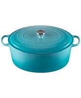 Le Creuset Caribbean 15.5 Quart Enameled Cast Iron Oval Dutch Oven