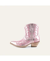 Regina Leather Cowgirl Boots - Classic Western Elegance & Comfort By Buck Brana