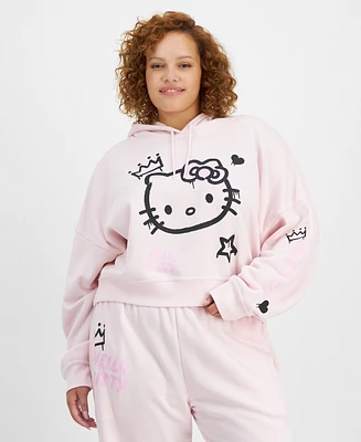 Grayson Threads, The Label Trendy Plus Hello Kitty Hoodie