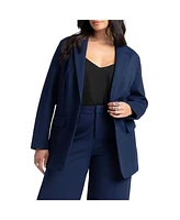 Eloquii Women's The Ulimate Classic Fit Longline Blazer