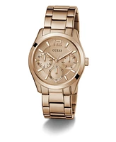 Guess Women's Multi-Function Rose Gold Stainless Steel Watch 38mm