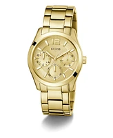 Guess Women's Multi-Function Gold Stainless Steel Watch 38mm