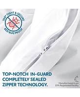 Guardmax Waterproof White Zippered Duvet Cover - Queen