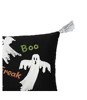 C&F Home 13" x 20" Boo Ghosts Embellished Halloween Throw Pillow