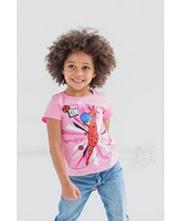 Miraculous Rena Rouge Cat Noir Ladybug Girls 3 Pack T-Shirts Little Kid to Big