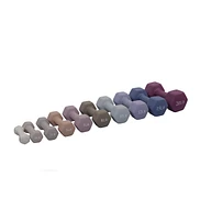 Bintiva Neoprene Dumbbells - Earth Tones - Full Set