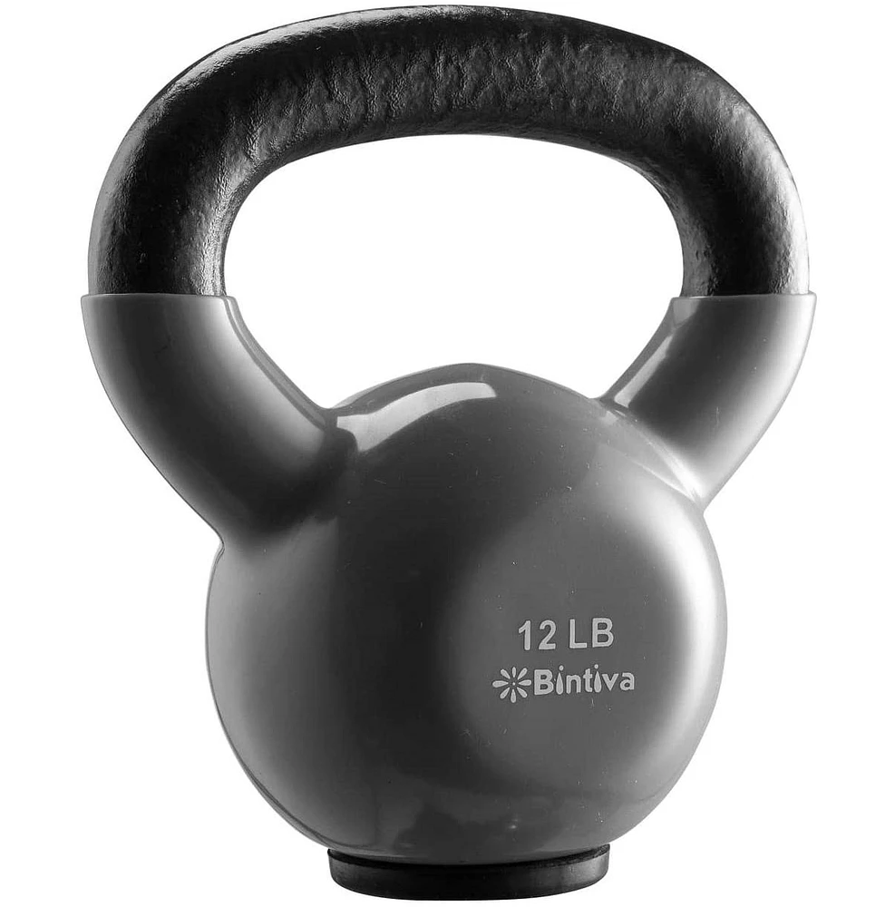 Bintiva Kettle Bell 12 Lb Gray