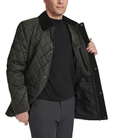 Cole Haan Men's Diamond Quilted Barn Long-Sleeve Jacket