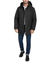 Cole Haan Men's Rain Coat with Removable Hood