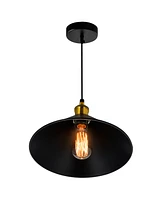 Cwi Lighting 8" Metal Brave 1 Light Mini Pendant