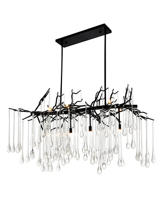 Cwi Lighting 26" Metal Anita 10 Light Chandelier