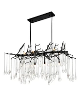 Cwi Lighting 26" Metal Anita 10 Light Chandelier