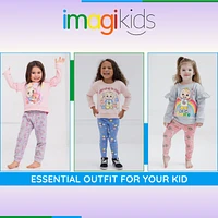 CoComelon Baby Girls Jj Sweatshirt and Jogger Pants Set