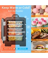 Skonyon 81 Quart Capacity End-loading Insulated Food Pan Carrier with Handles