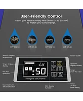 Yaufey 216 Pint Commercial Dehumdifier for Basement & Garage with Built-in Pump