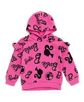 Barbie Girls Fleece Hoodie and Leggings Outfit Set to (2T