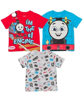 Thomas & Friends Boys Thomas the Train 3 Pack T-Shirts to