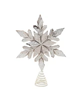 Slickblue Sparkling Snowflake Tree Toppers for Festive Holiday Elegance