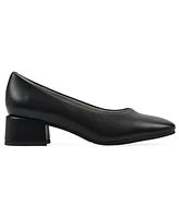 Cliffs by White Mountain Women's Quintesa Block Heel Dress Pumps