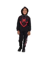 Avengers Little Boys Marvel Spider-Man Fleece Athletic Pullover Hoodie and Pants Outfit Set