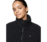 Tommy Jeans Women's Cropped Teddy Essential Coat