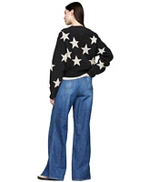 Tommy Jeans Women's Star Crewneck Pullover Sweater