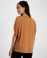 Jm Collection Petite Drop-Sleeve Top, Created for Macy's