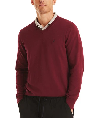 Nautica Men's Navtech Classic-Fit Solid V-Neck Sweater