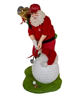 Kurt Adler Lighted Musical Santa Train Table Piece, 11 Inches