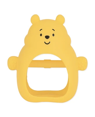 Bumkins Disney Winnie the Pooh Silicone Un-Droppable Mitt Teether