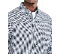 Nautica Men's Classic-Fit Gingham Plaid Button-Down Shirt