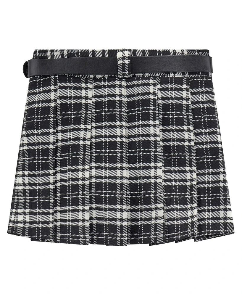 Guess Big Girls Twill Pleated Mini Skirt