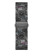 Guess Men's Analog Black Stainless Steel Watch 42mm
