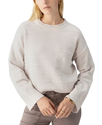 Sanctuary Women's Ottoman Stitch Crewneck Sweater