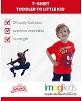 Marvel Toddler Boys Spidey and His Amazing Friends Birthday T-Shirt to (2T