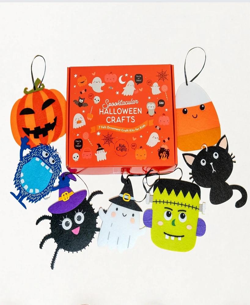 Kids Crafts Spooktacular Halloween 7 Diy Craft Kits Felt Pack