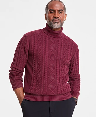 Club Room Men's Chunky Turtleneck Sweater