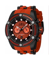 Invicta Men's 42283 Bolt Quartz 3 Hand Orange Dial Watch