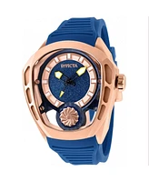 Invicta Men's 35444 Akula Automatic 3 Hand Rose Gold, Blue Dial Watch