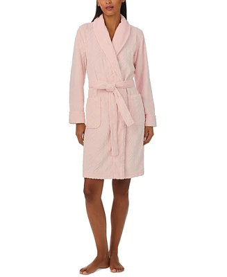 Lauren Ralph Women's Long-Sleeve Shawl-Collar Robe