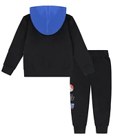 Jordan Toddler Boys Moto Fleece Pullover Set