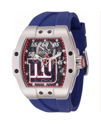 Invicta Men's 45060 Nfl New York Giants Automatic Multifunction Transparent, Red Dial Watch