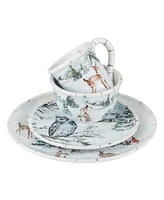 Certified International Winter's Frost 16 Pc. Dinnerware Set, Service for 4