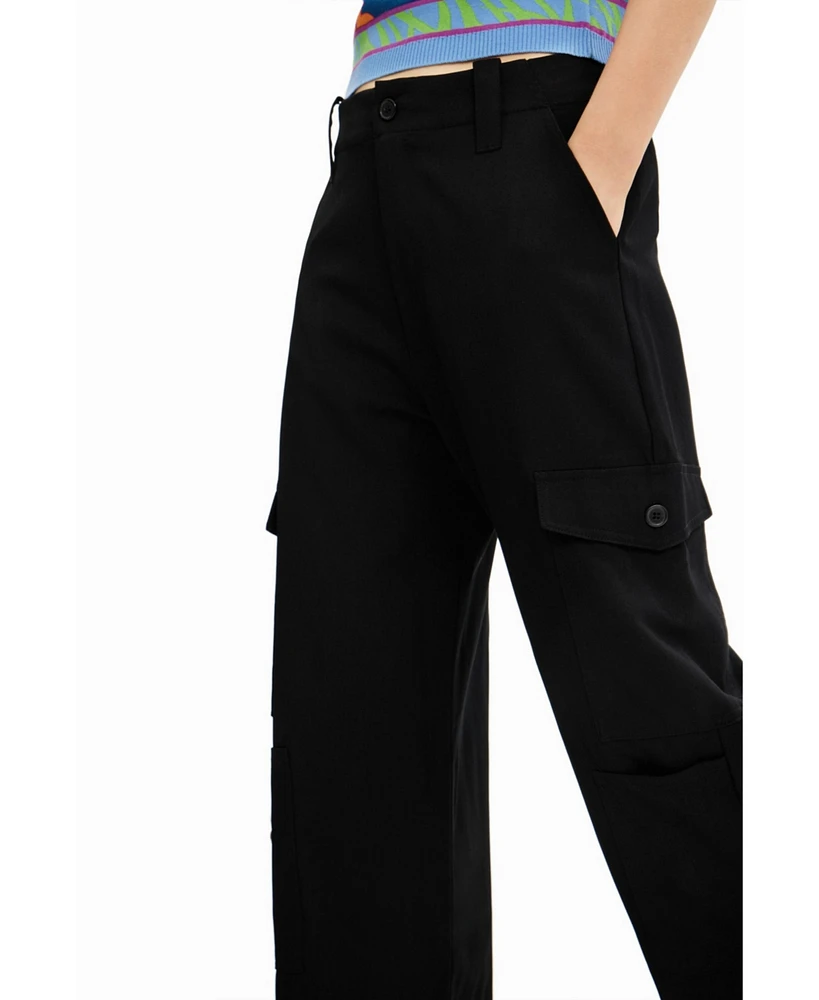 Desigual Women's Basic cargo trousers