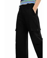 Desigual Women's Basic cargo trousers