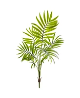 Slickblue Mini Areca Palm Bush for Small Tropical Spaces (Set of 6)